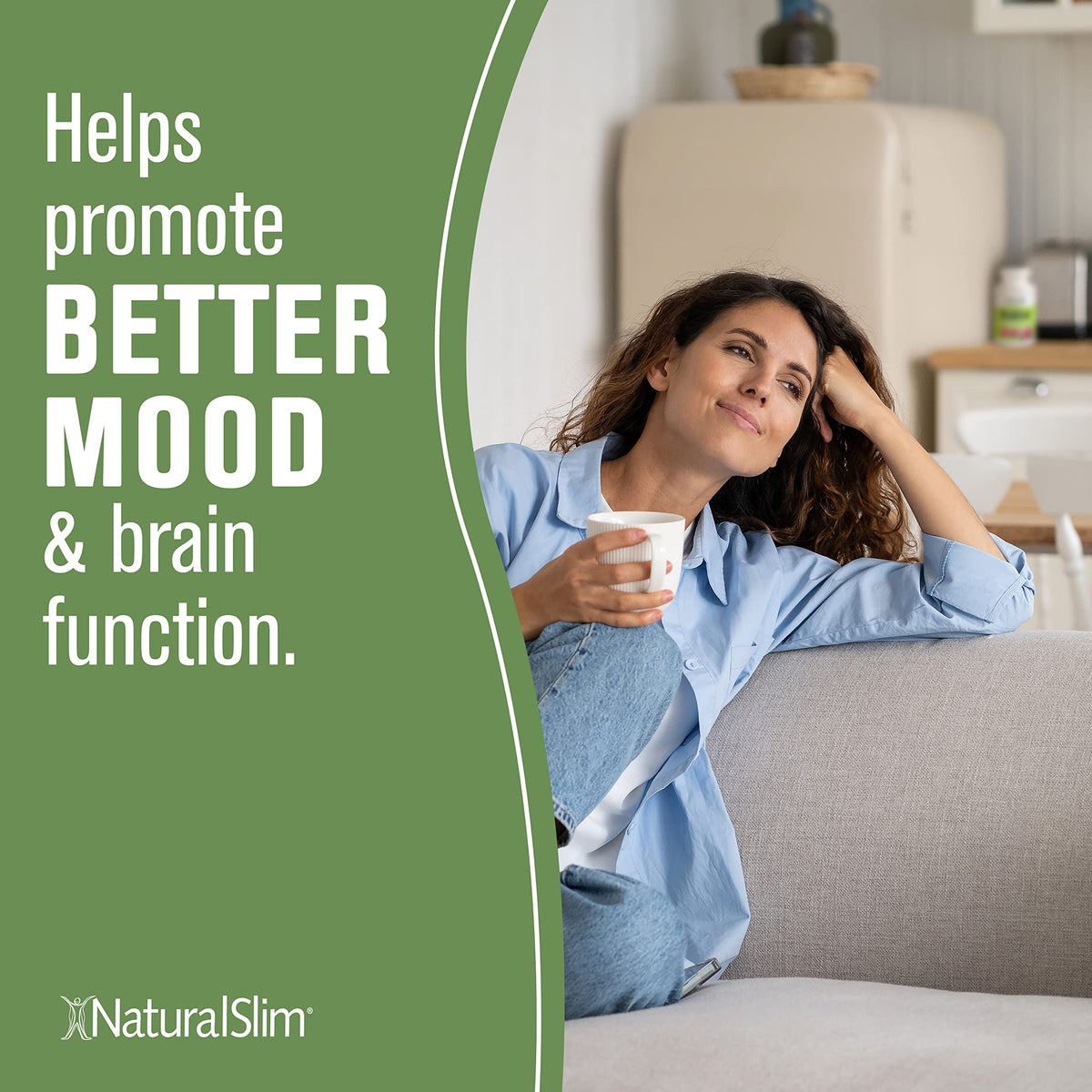Naturalslim Relaxslim for Metabolism, Helps Control Appetite, Fat & Stress Support - Adaptogen Supplements