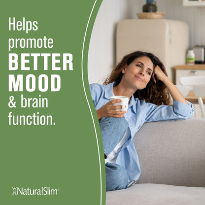 Naturalslim Relaxslim for Metabolism, Helps Control Appetite, Fat & Stress Support - Adaptogen Supplements