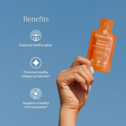 CYMBIOTIKA Liposomal Vitamin C 1000mg with Biotin for Skin