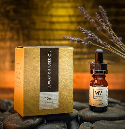 Miami Vibe Diffuser Oil - Air-Scent Fragrance for Aroma Oil Diffusers - 10 Milliliter (.34 fl oz) Bottle