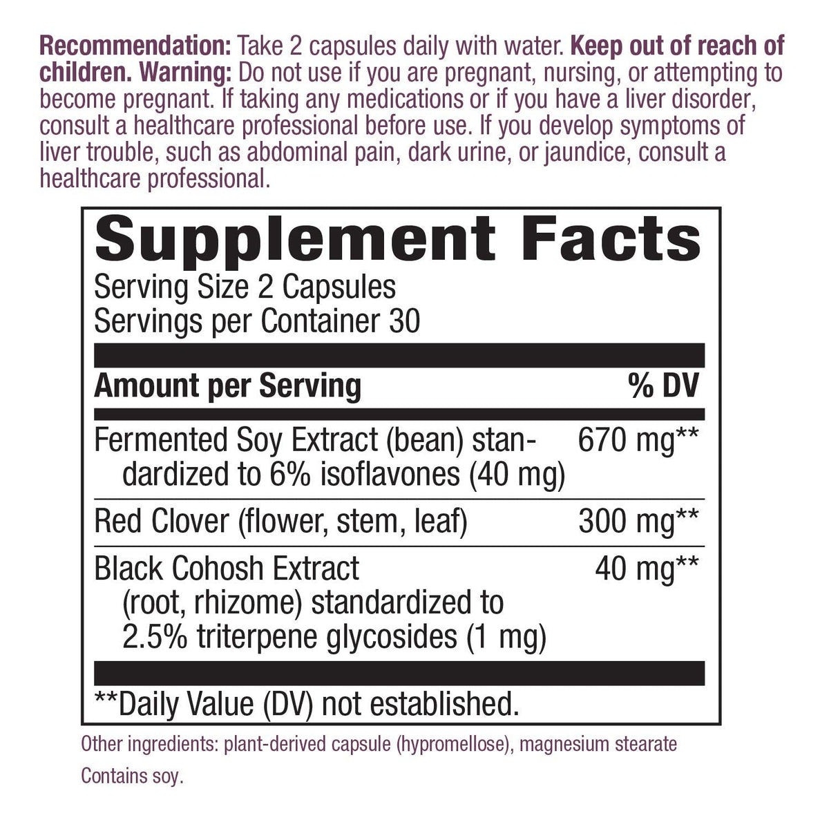 Nature's Way EstroSoy, Menopause Relief Blend*, Helps Relieve Menopausal Symptoms