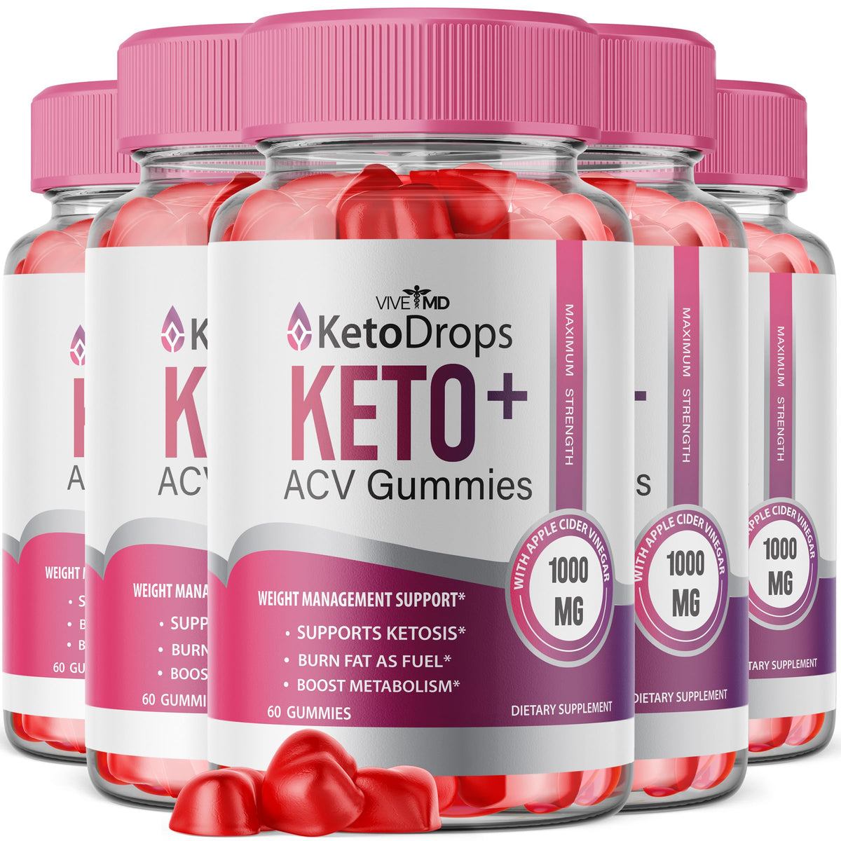 VIVE MD Keto Drops ACV Gummies Keto Drops ACV Gummies 525 MG Keto Drops Gummies