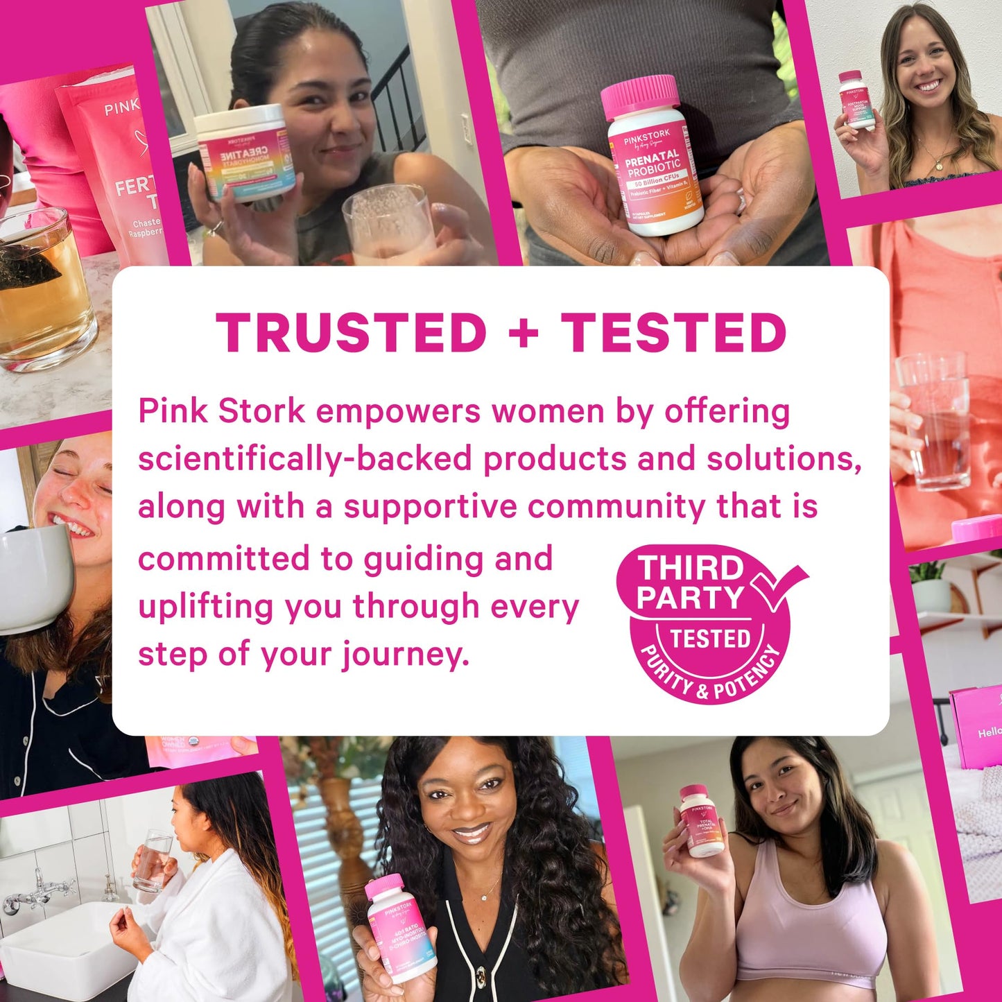 Pink Stork Postpartum Mood Support, 30-Day Supply | Postnatal Supplement for Women, Breastfeeding Friendly, Ashwagandha, Saffron, DHA, Methylated B12, Stress & Cognitive Support