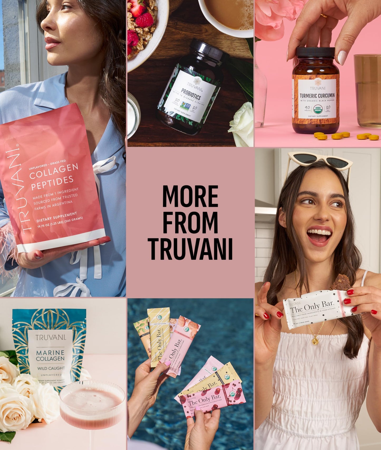 Truvani Organic Plant Based Protein Powder | Strawberry | 10 Servings | Vegan | 20g Pea Protein | Single Serving Travel Packets | Keto | Gluten & Dairy Free | Low Carb