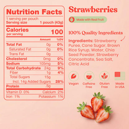 Huma Chia Energy Gel, Variety, 12 Gels
