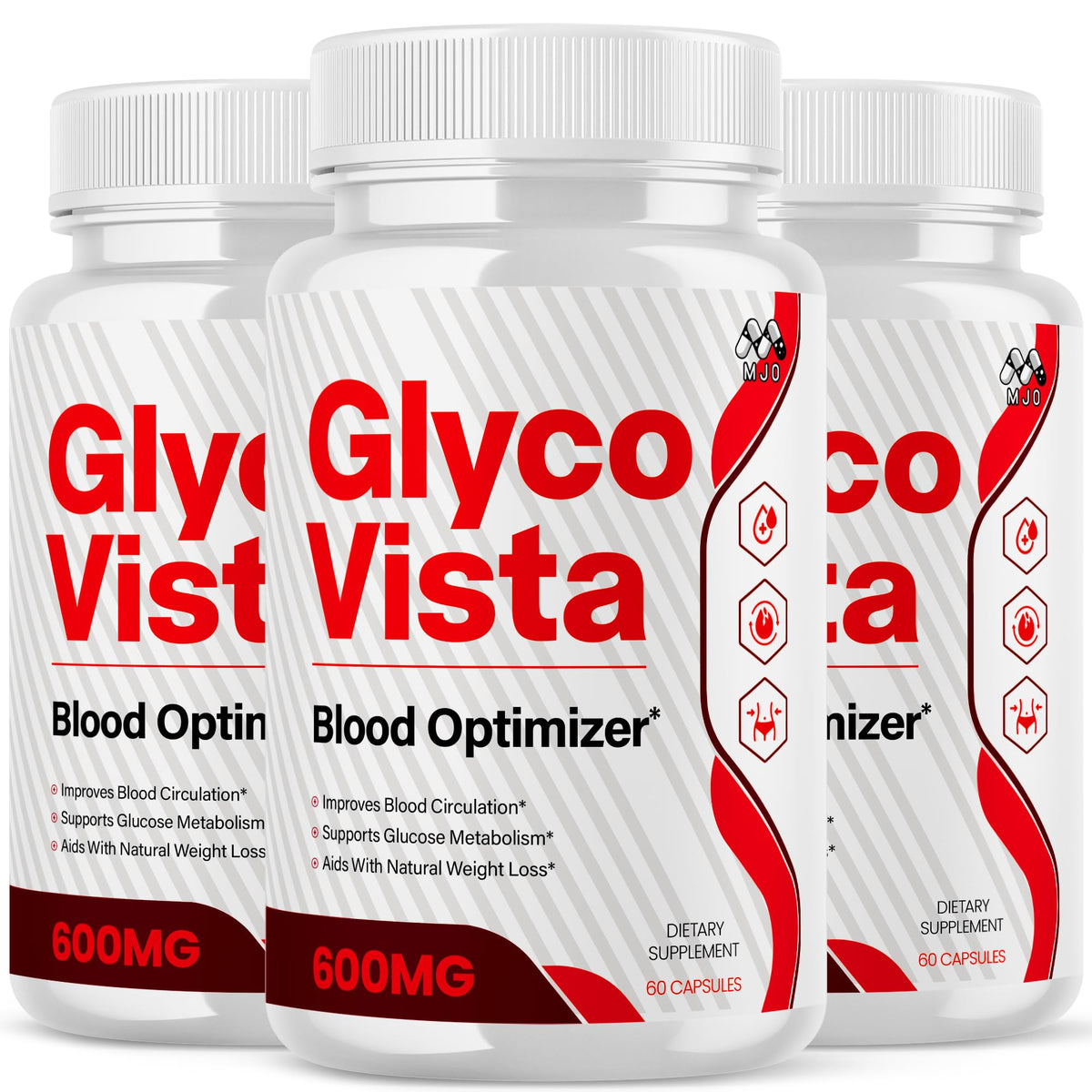 Glyco Vista Capsules, GlycoVista Blood Optimizer Supplement (60 Capsules)