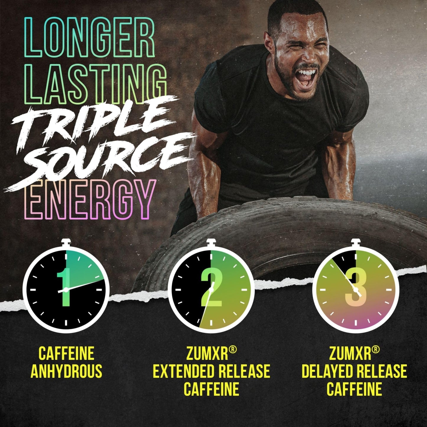 ALPHA LION Superhuman Pre Workout Powder, Beta Alanine, L-Taurine & Tri-Source Caffeine for Sustained Energy & Focus, Nitric Oxide & Citrulline for Pump (21 Servings, Sour Gummy Bear Flavor)