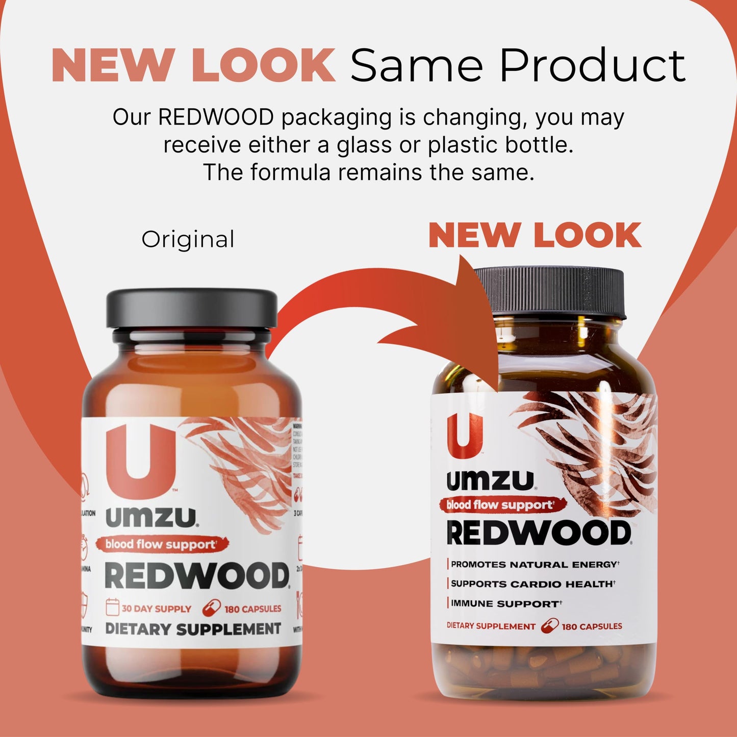 UMZU Redwood Max Nitric Oxide Booster, 1-Month Supply – Advanced Nitric Oxide Supplement with Fitnox Blend, Pine Bark, Resveratrol & Tart Cherry – Promotes Healthy Circulation, Energy and Recovery