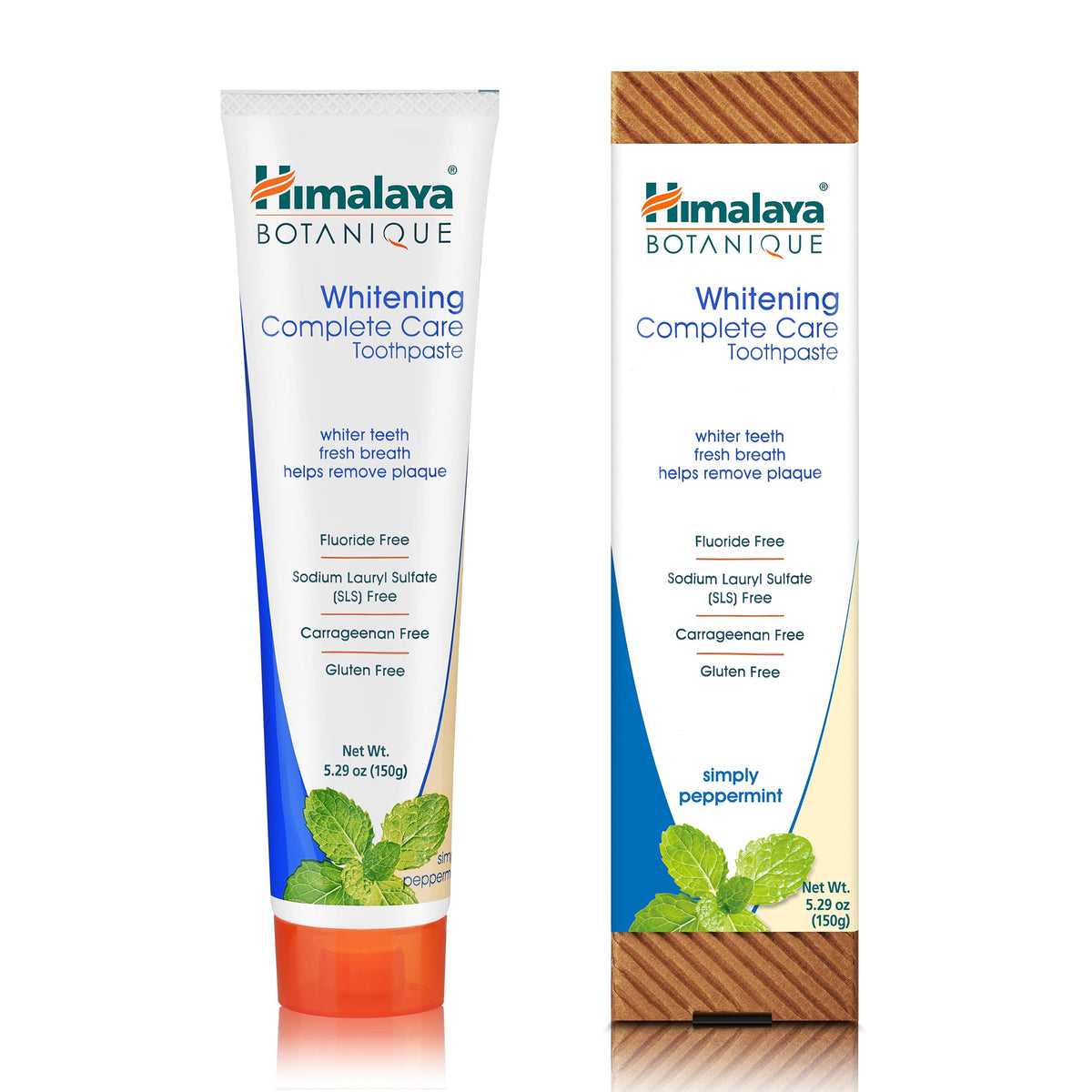Himalaya Botanique Whitening Complete Care Toothpaste Mint, 5.29 oz, 2 Pack