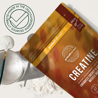Primal Harvest Creatine - Daily Powdered Supplement, Gluten, Dairy & Soy Free