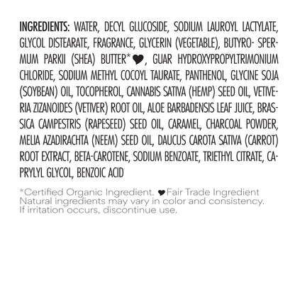 Nubian Heritage Body Wash Goats Milk and Chai Soothing & Hydrating Body Cleanser Made with Fair Trade Shea Butter, 13 oz
