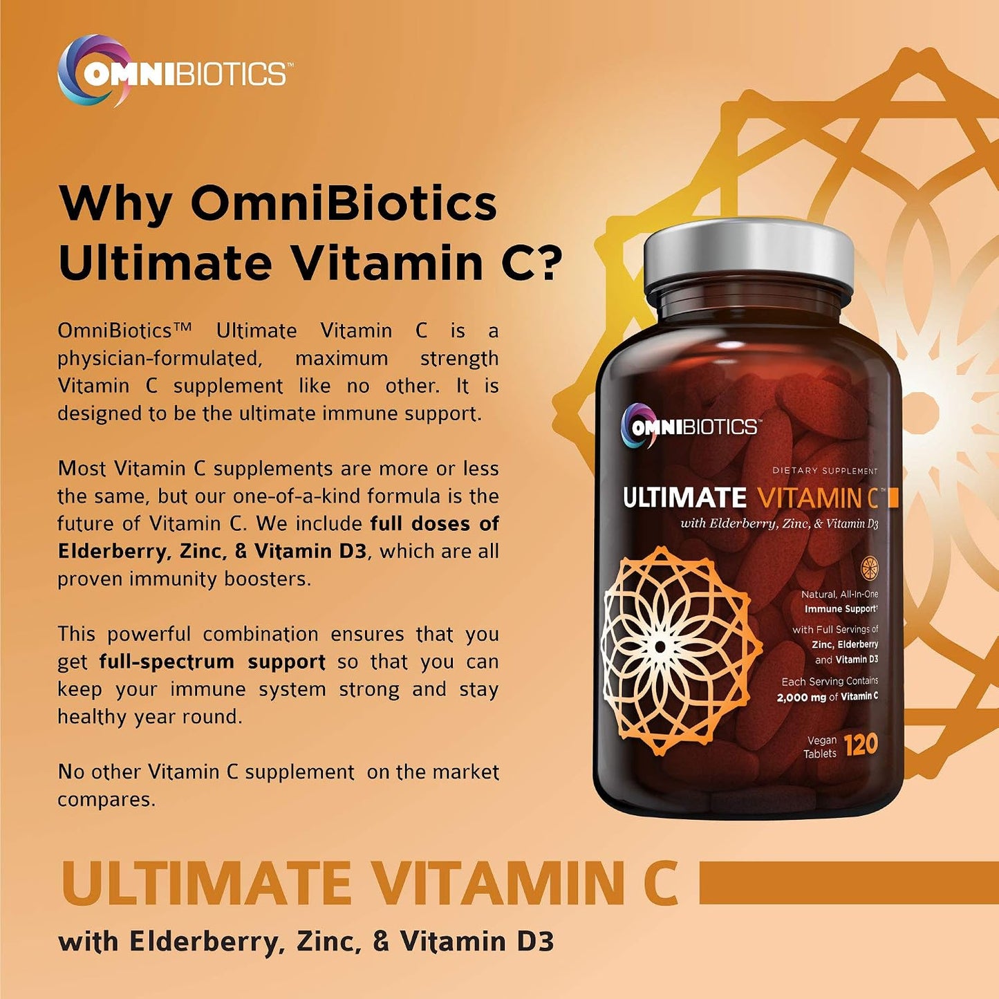 Ultimate Vitamin C + Organic Cortisol Relax Supplement