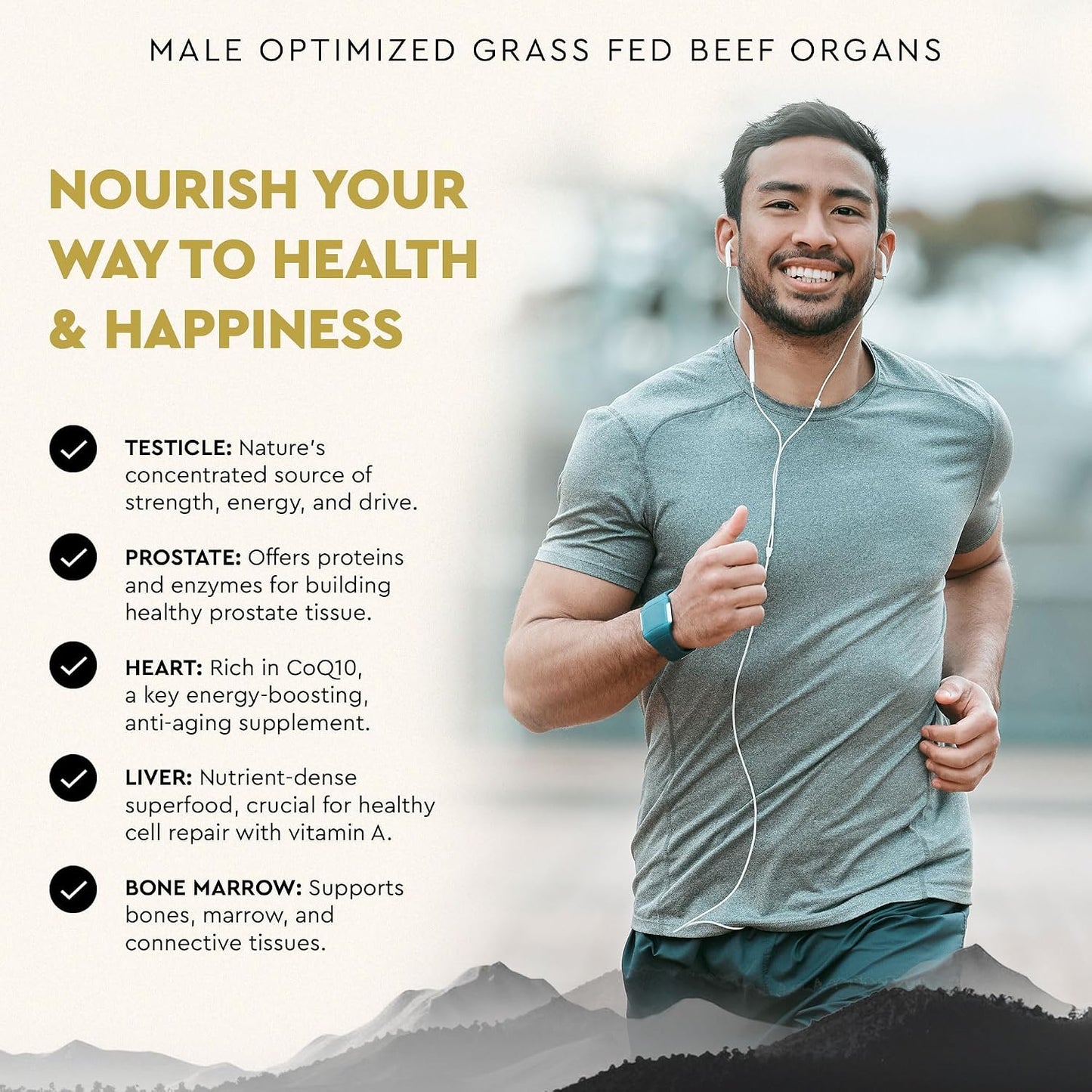 Ancestral Supplements Mofo & Bone and Marrow Bundle for Men – Supports Strength, Energy, Joint & Hormone Health – Grass Fed Beef Organ Blend with Collagen, Growth Factors & Whole Bone Extract
