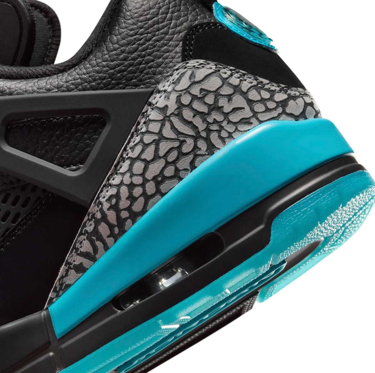 NIKE Jordan Spizike Low Men's Trainers Sneakers, Black Wolf Grey Gamma Blue, 12 US