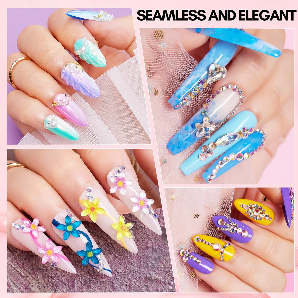 Makartt Nail Rhinestone Glue for Nails 60ML Gel Nail Glue for Rhinestones Gems Super