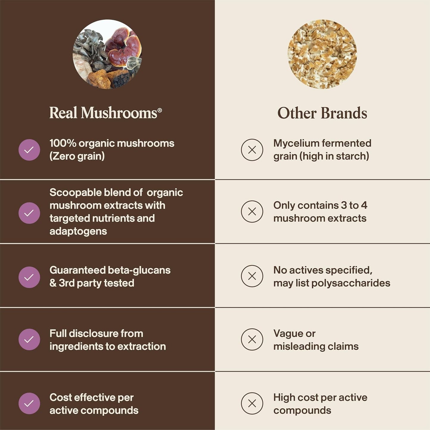 Real Mushrooms Cat Supplement Powder – Organic Mushroom Blend with Antarctic Krill & Ashwagandha – Cat Vitamins for Older Cats or Kittens – 2.65 oz Functional Feline Formula