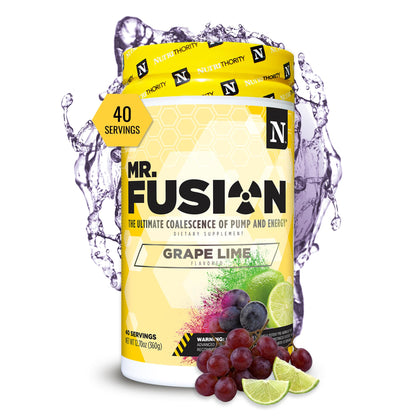 Nutrithority - Mr. Fusion Pump Pre Workout Powder (Pineapple Punch)