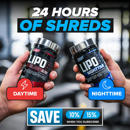 Nutrex Lipo 6 Nighttime Fat Burner | Melatonin Sleep Aid & Weight Loss Diet Pills for Men and Women | Night Time Metabolism Booster Appetite Suppressant | 30 Servings (1)