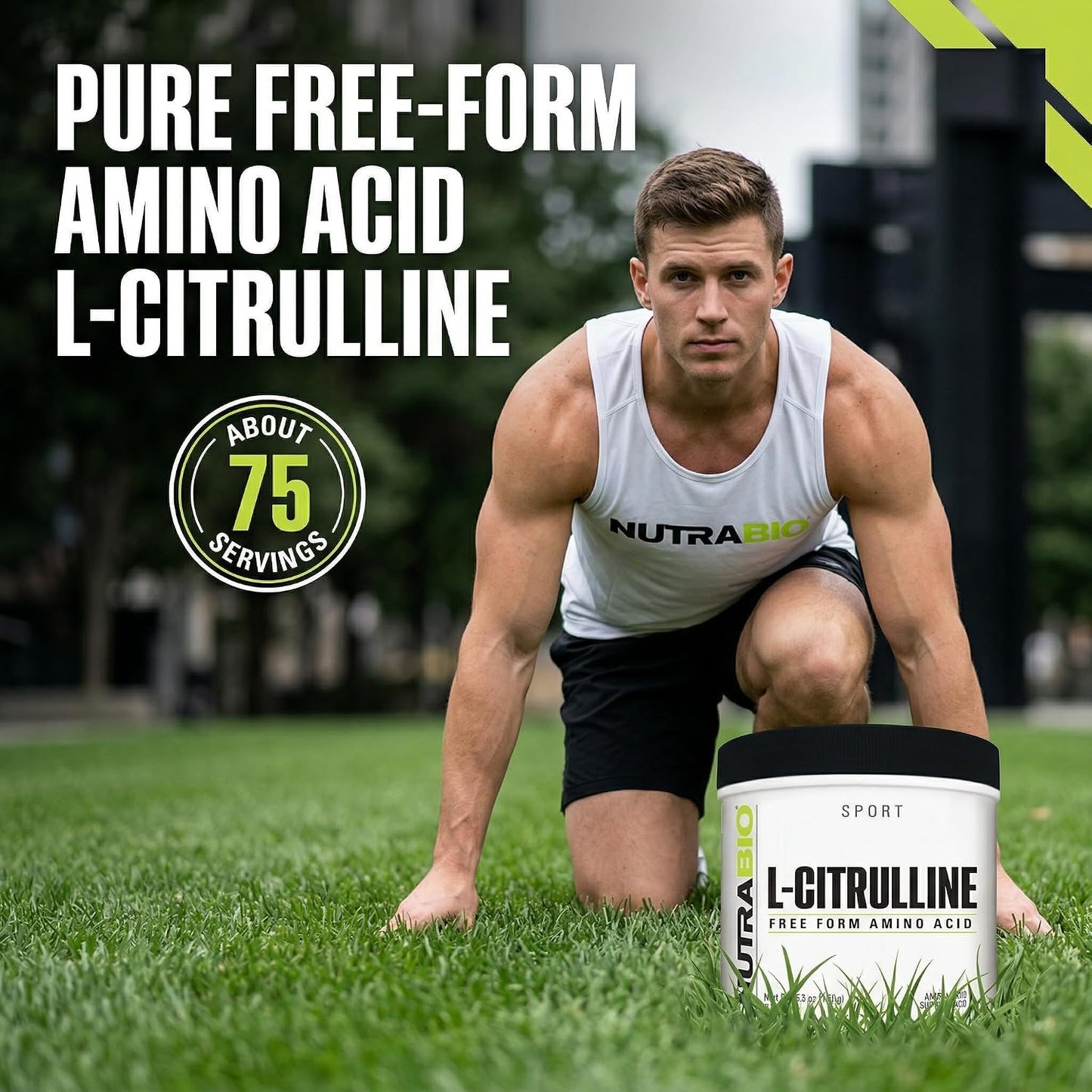NutraBio L-Citrulline, Free Form Amino Acid, 5.3 oz (150 g)