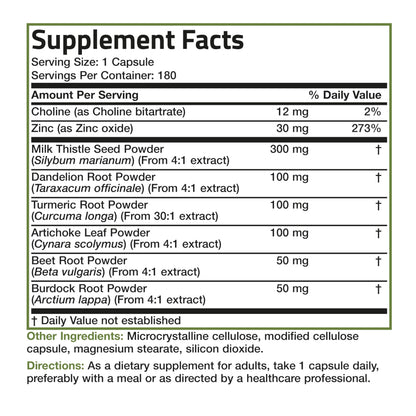 Bronson Liver Detox Advanced Detox & Cleansing Formula Supports Health Liver Function