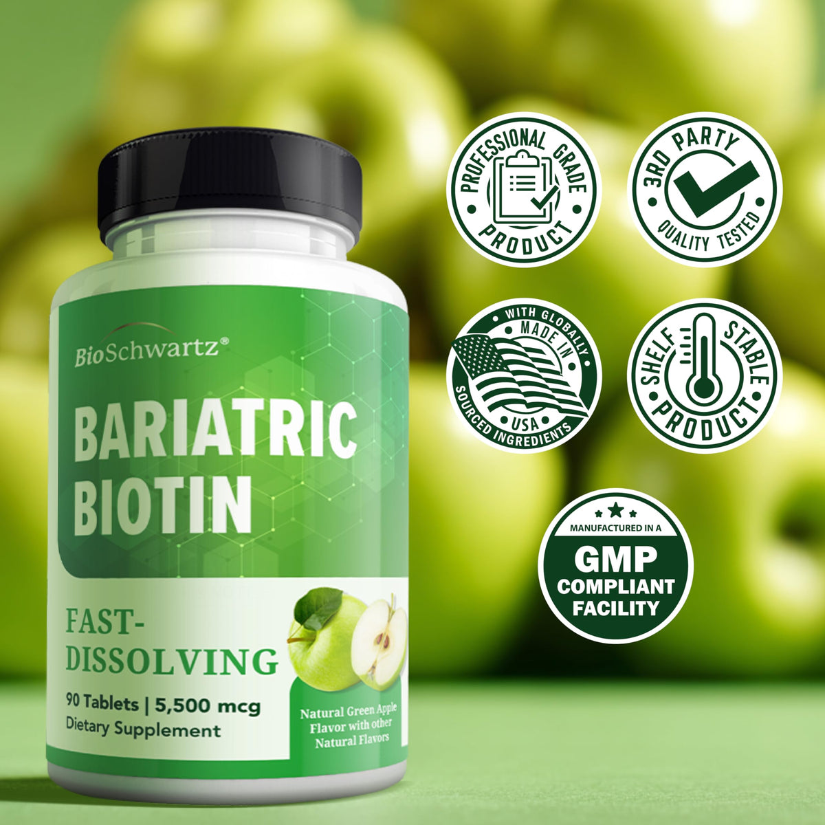 Bariatric D3 K2 Dissolvable Tablets - 90 Cherry-Strawberry Tablets