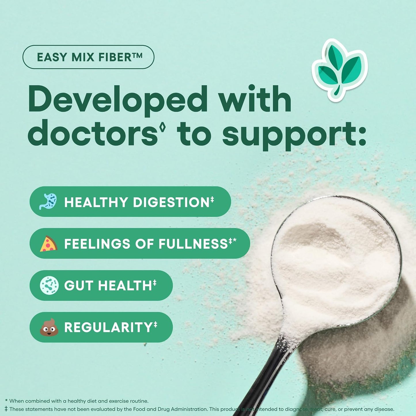 Physician's CHOICE Digestive Enzymes 60 Count + Easy Mix Fiber Bundle