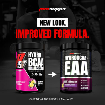 ProSupps HydroBCAA Essential Amino Acids Powder, BlackBerry Lemonade - Workout Supplement with BCAA, EAAs & Electrolytes for Hydration & Recovery - Stimulant-Free, Soy & Gluten-Free - 30 Servings