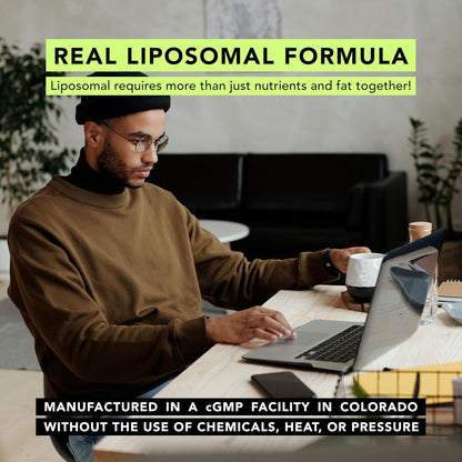 AMANDEAN Liposomal Glutathione 500mg Supplement, Liquid, Setria