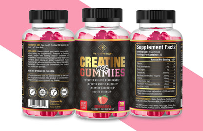 Yi Nutrition Creatine HCL Gummy - World's First Pre-Workout Creatine HCL Gummies!