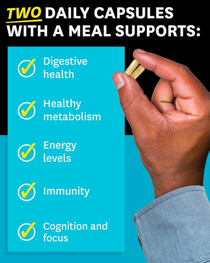 Zenwise Health Probiotics for Men - Gut and Digestive Support - 30 CT | 30 Count, 35 Billion CFU, Prebiotic, Green Tea, Meriva Curcumin, Chromium, Metabolism & Antioxidant Support, Mens Daily