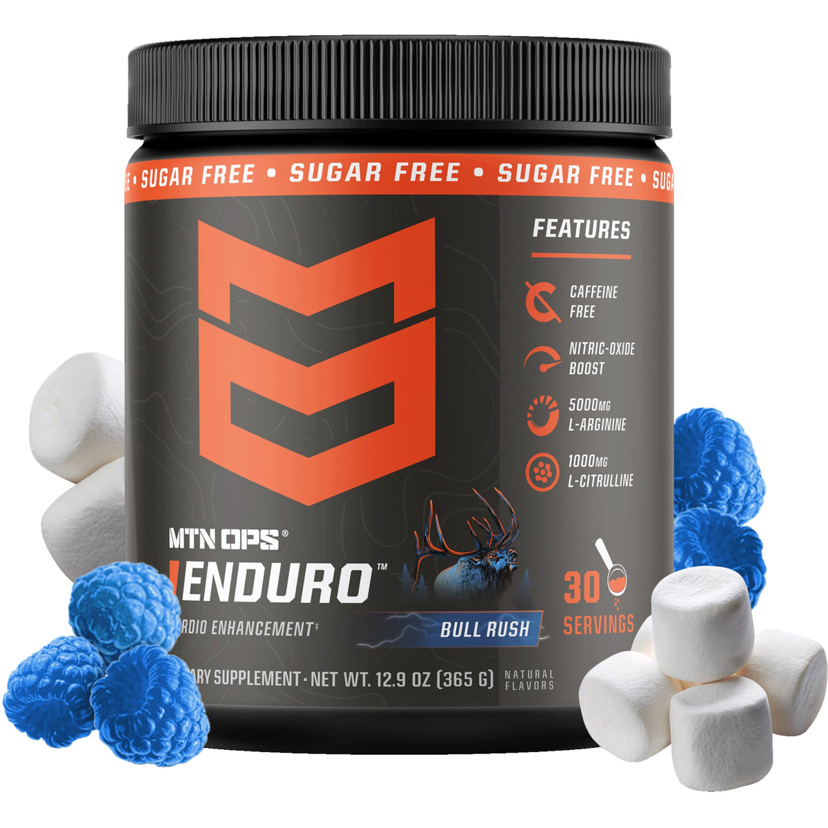 MTN OPS Enduro Stim-Free Pump Pre Workout, Pineapple