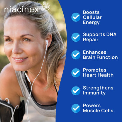 NAD+ Supplement - 600mg Pure Nicotinamide Riboside (NR) - Healthy Aging, Mental Clarity & Energy Booster - Cell Regeneration Supplements for Women and Men - 60 NAD Plus Capsules - Made in USA