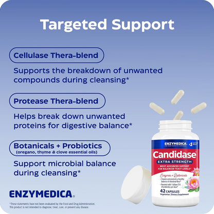 Enzymedica Candidase Extra Strength - 42 Capsules