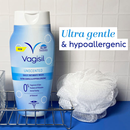 Vagisil Feminine Wash for Intimate Area Hygiene, pH Balanced and Gynecologist Tested