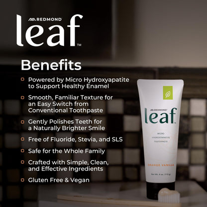 REDMOND Leaf Micro Hydroxyapatite Toothpaste Tube (Variety Pack)