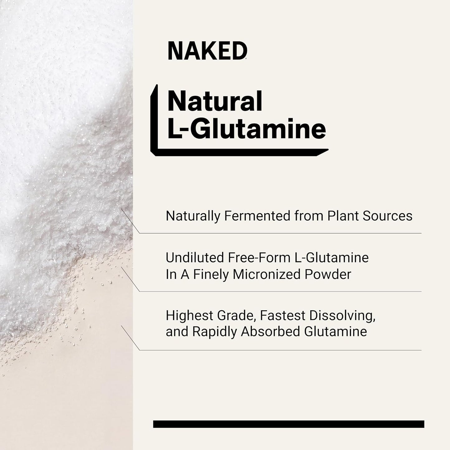 Pure L-Glutamine Made in the USA - 200 Servings - 1,000g, 2.2lb Bulk, Vegan, Non-GMO, Gluten and Soy Free. Minimize Muscle Breakdown & Improve Protein Synthesis. No Additives