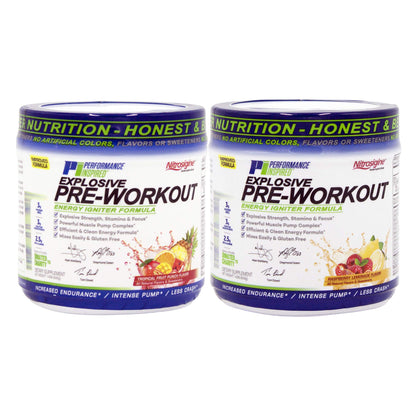 Performance Inspired Nutrition PreWorkout Powder - All Natural - G-Free & Vegan Formula