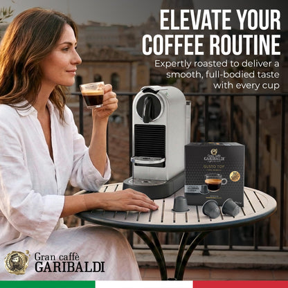 Gran Caffè Garibaldi Espresso Pods, Decaffeinato, 50Count