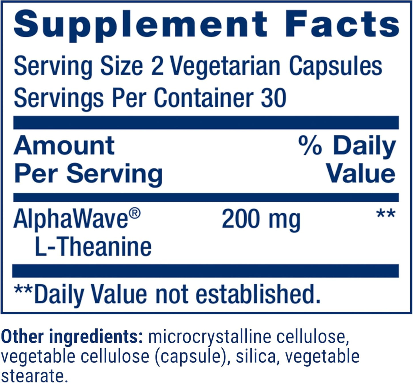 Life Extension L-Theanine, Amino Acid theanine, Calm, Relaxation, Mood, Gluten-Free, Non-GMO, Vegetarian, 200 mg, 60 Capsules | Amino Acid Theanine for Calm, Relaxation & Mood, Gluten-Free, Non-GMO & Vegetarian, 100 mg, 60 Capsules