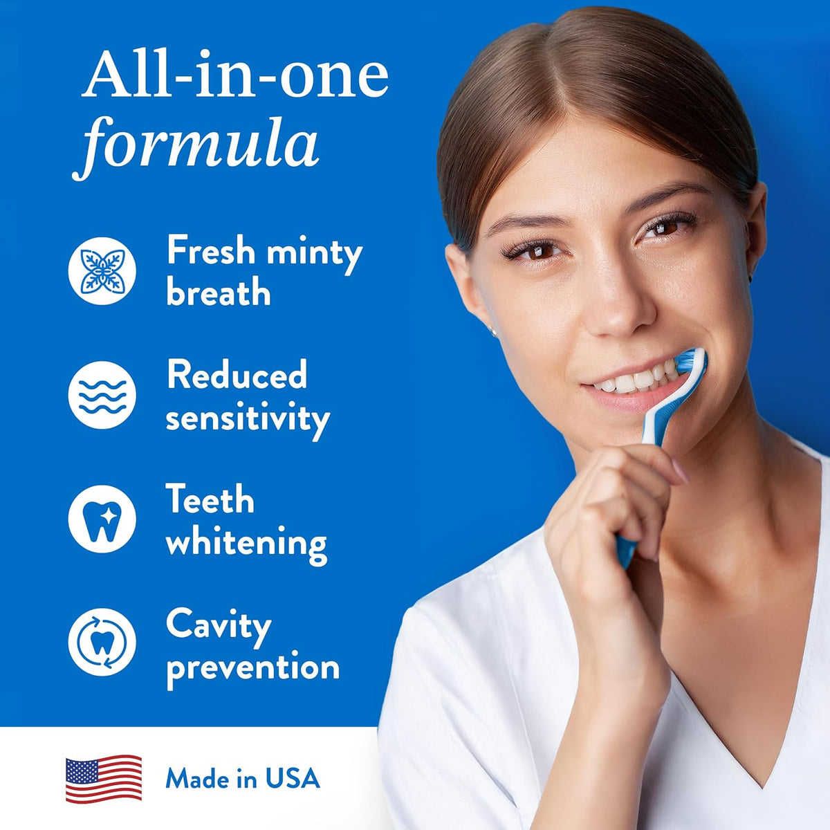 Mouthology 10% Nano Hydroxyapatite Toothpaste (Fluoride Free) and Floss Picks Bundle