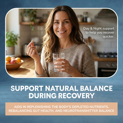 Withdrawal and Detox Support – QuitK Recovery Complex – Sleep, Energy, Stress, Mood, & Craving Support – Daily Supplement - Magnesium Glycinate, Ashwagandha, GABA, L-Theanine, Agmatine & More