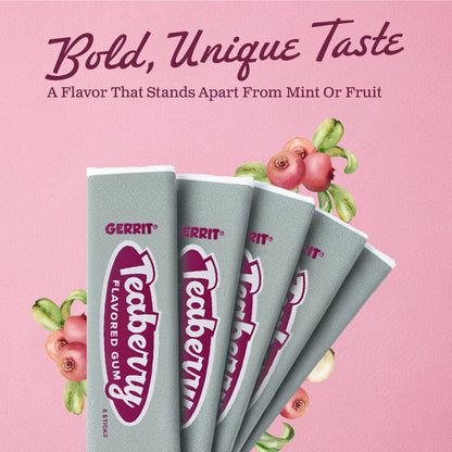 Gerrit's 20 Count Variety Gum Pack - Clove, Beeman's, Teaberry, & Black Jack Nostalgic Chewing Gum Bulk Pack, Old-Fashioned Candy, 4 Flavors, Old School Candy