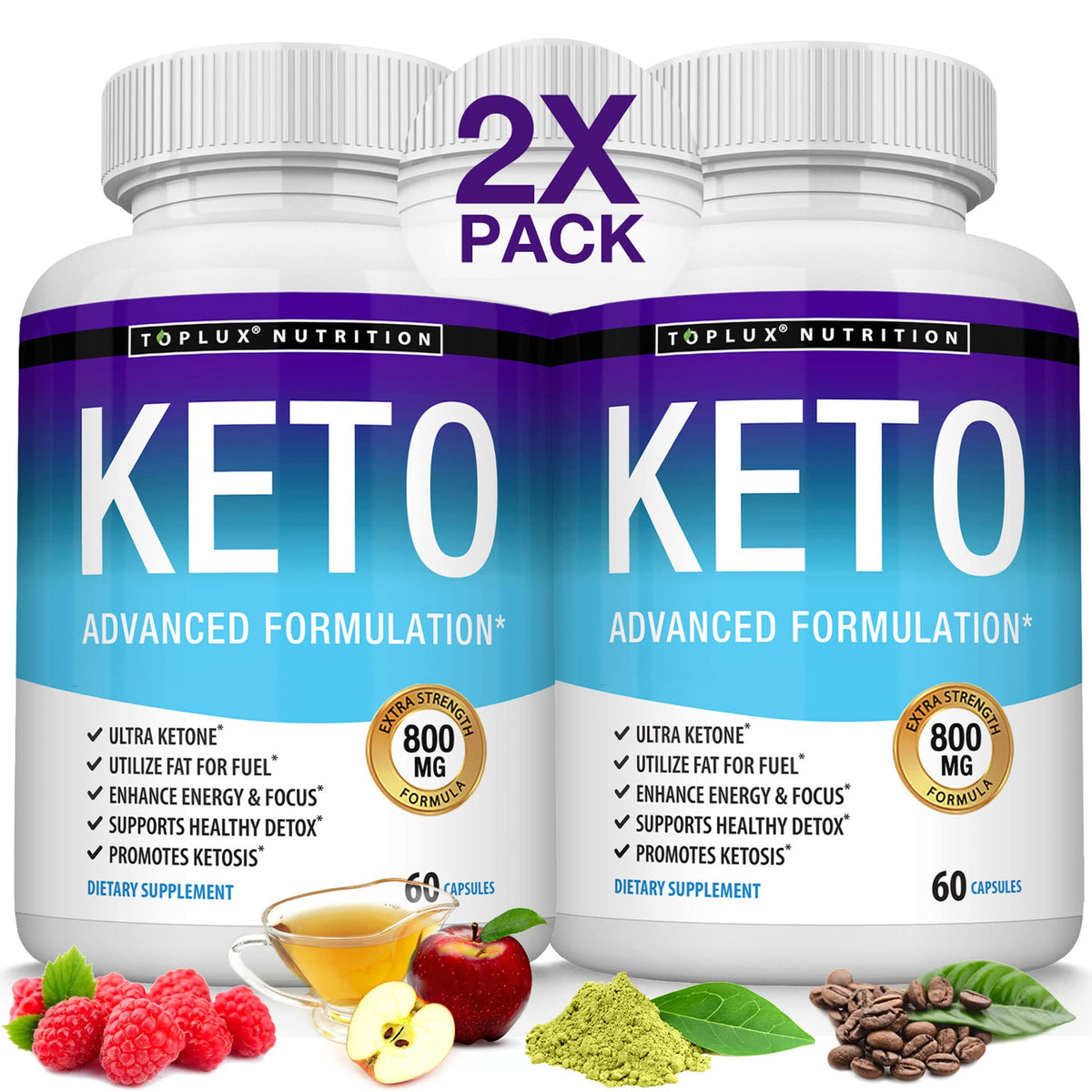Toplux Keto Pills Ketosis Diet - Natural Ketosis Using Ketone & Ketogenic Diet, Support 