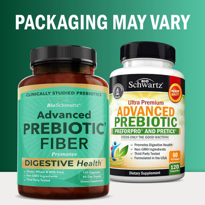 Advanced Prebiotic Fiber | Fast Acting Gut Health Supplement | 60 Capsules