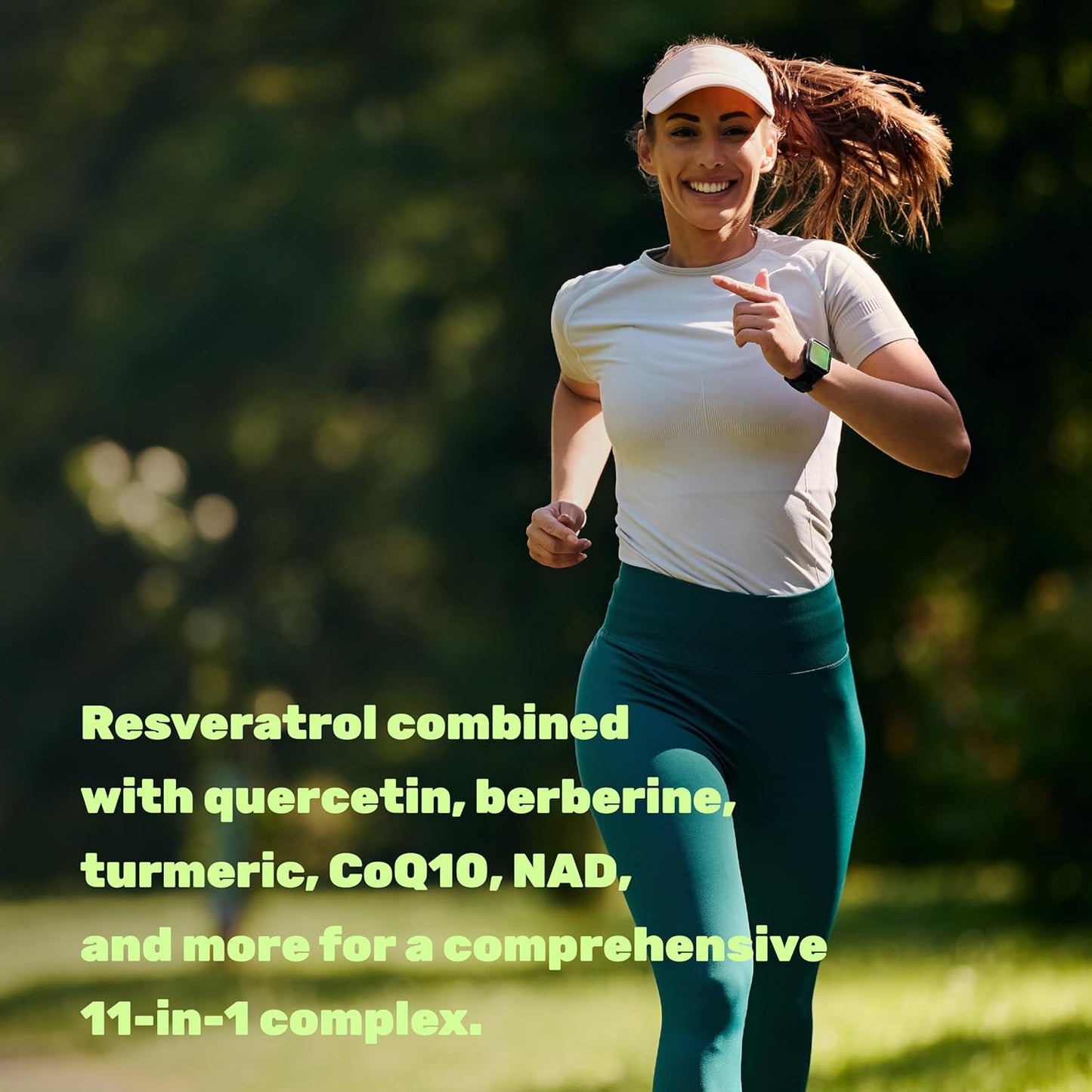 DEAL SUPPLEMENT Resveratrol Complex, 240 Veggie Capsules – Trans-Resveratrol Supplement with NAD, Quercetin, Turmeric, CoQ10, & More | Non-GMO, Gluten Free