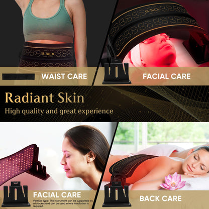 Multifunction Infrared Red Light Therapy for Body and Face, Near-Infrared 850 Red Light Therapy, Cordless