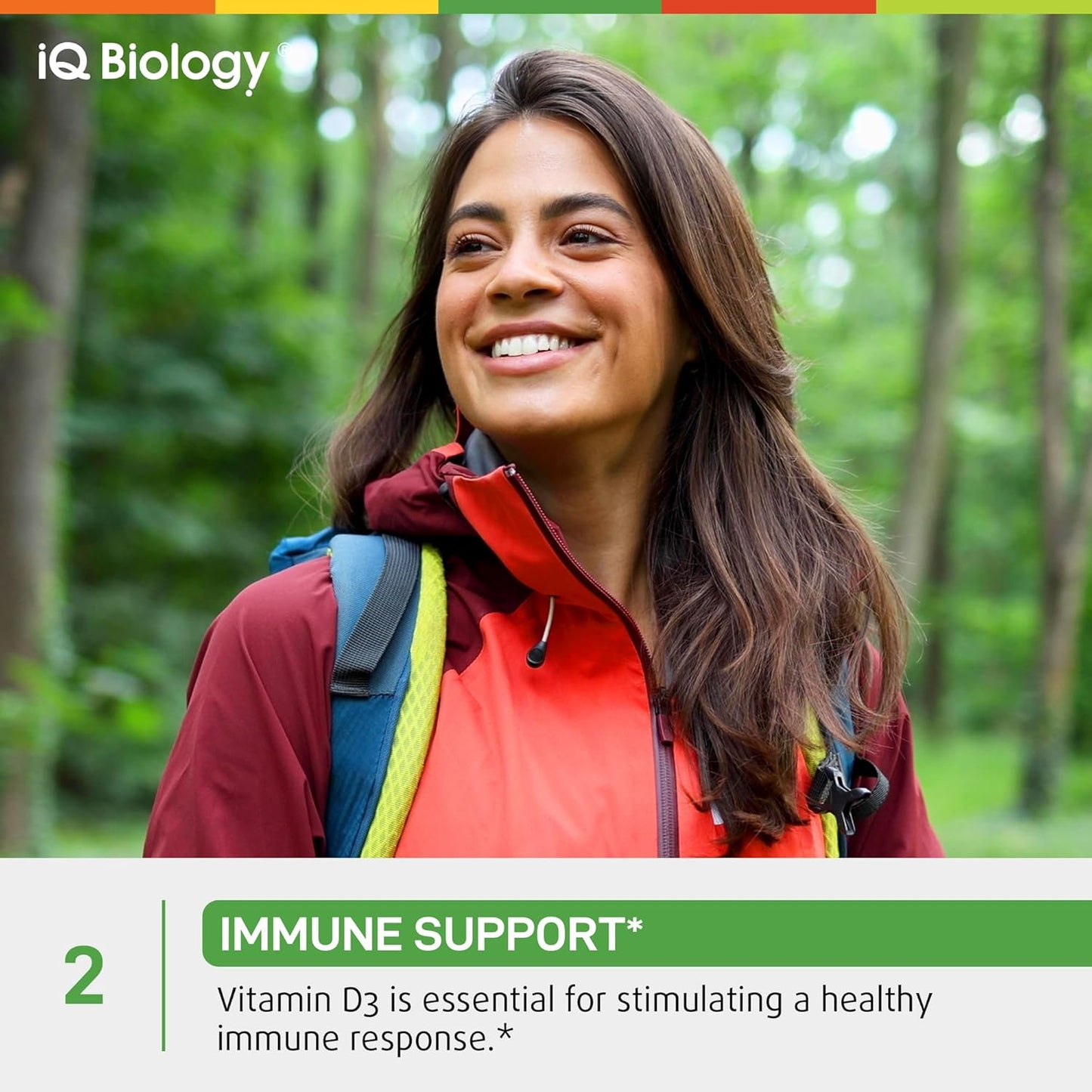 IQ BIOLOGY Ultimate Hair, Skin, & Immunity Support Bundle - Biotin for Hair Growth, Collagen & Keratin for Thinning Hair, Vitamin D3 for Strong Bones, Teeth, and Enhanced Immune Function