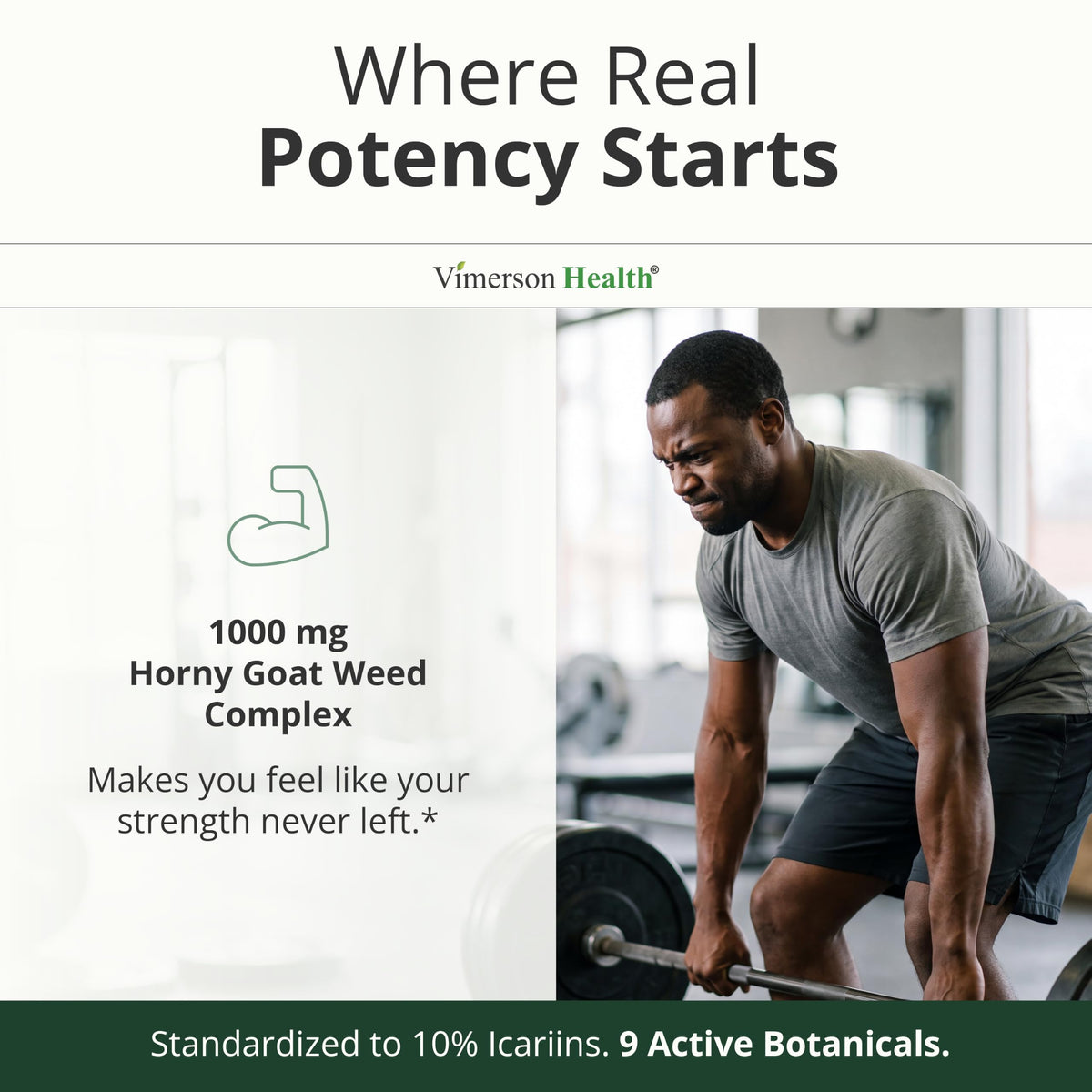 Horny Goat Weed for Men 1000mg – Hornygoatweed with Maca Root – 60 Capsules