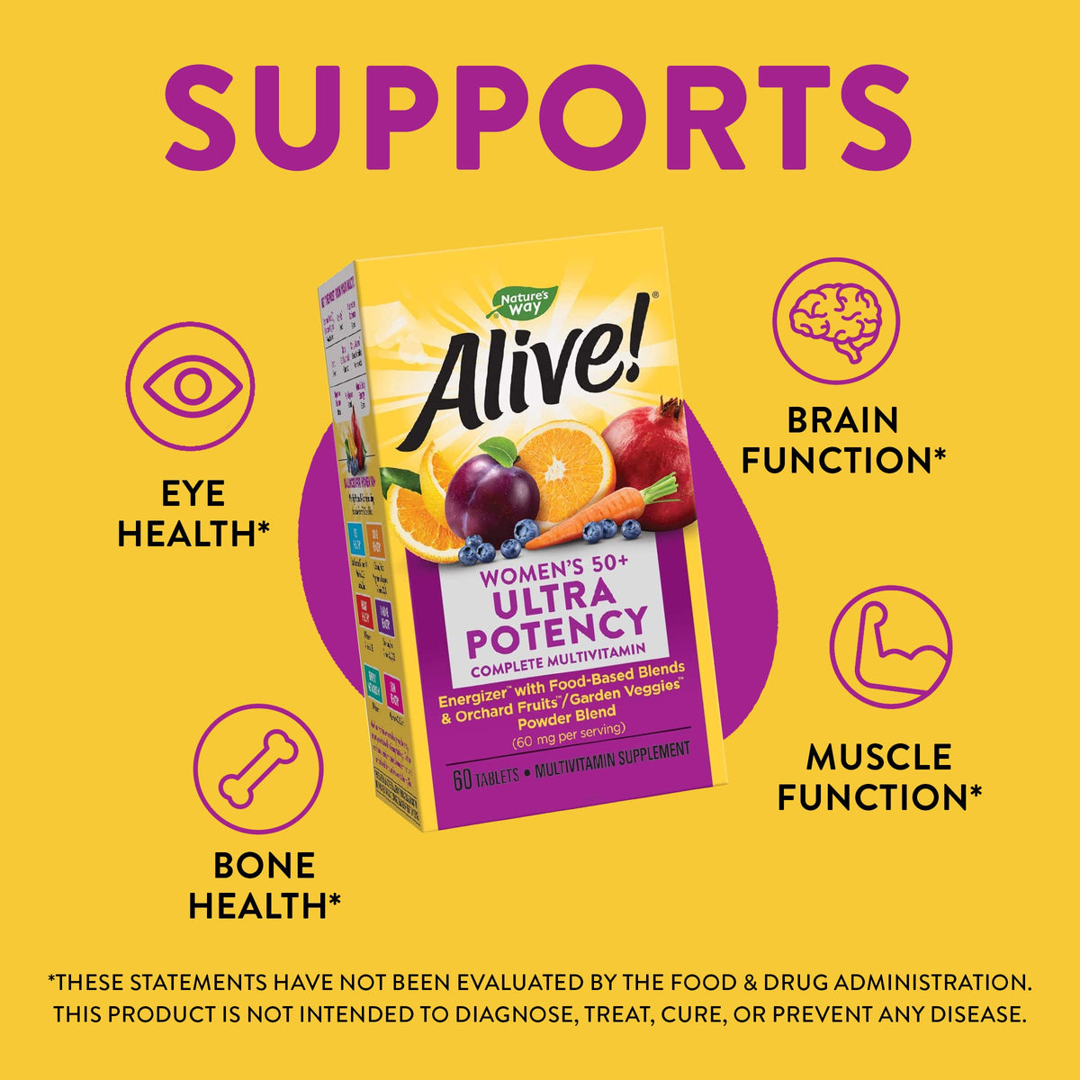 Nature’s Way Alive! Women’s 50+ Ultra Potency Complete Multivitamin