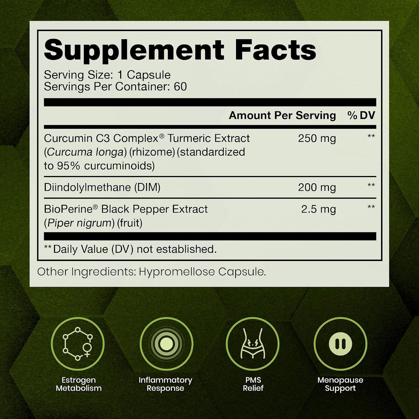 Pure Therapro Rx DIM 3+ | 60 Vegan Caps - 2 Month Supply | DIM, Curcumin & BioPerine, Supports Healthy Estrogen Metabolism in Men & Women, Antioxidant & Detoxification Support, Pharmaceutical Grade